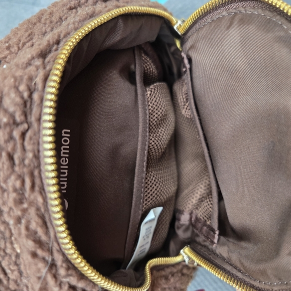 Lululemon City Adventurer Backpack Micro 3L *Fleece with Gold Hardware - Picture 3 of 5